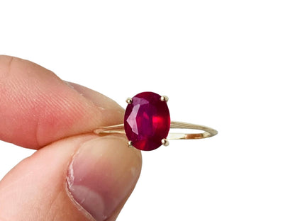 9ct Gold Ruby Ring