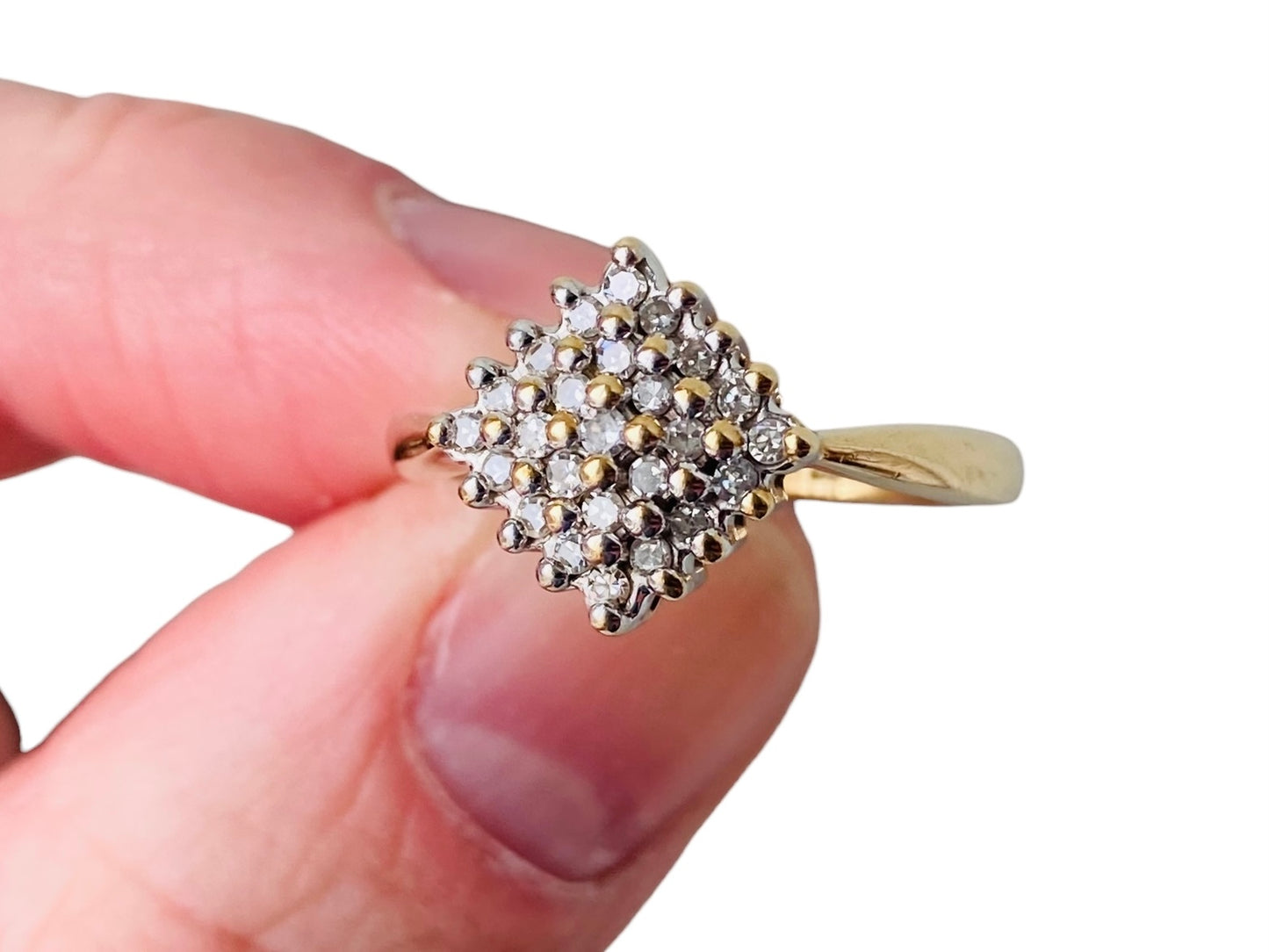 9ct Gold Diamond Ring