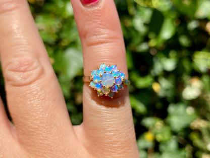 Vintage 9ct Gold Opal Ring