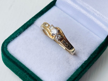 9ct Gold Diamond Ring