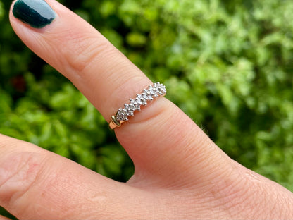 9ct Gold Diamond Ring