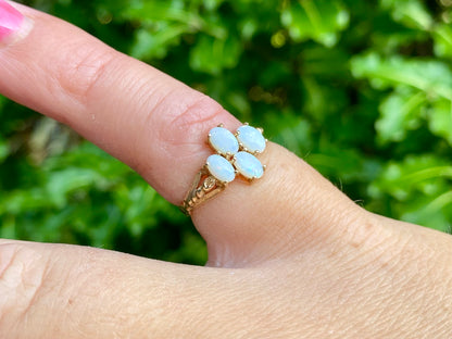 Vintage 9ct Gold Opal Ring