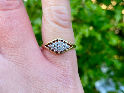 9ct Gold Diamond Ring