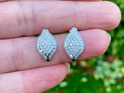 9ct Gold Diamond Earrings