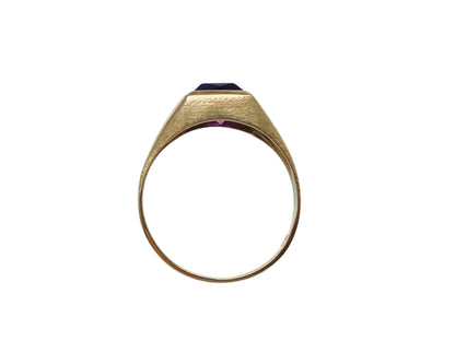 Vintage 9ct Gold Amethyst Ring