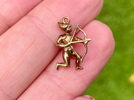 Vintage 9ct Gold Sagittarius Pendant
