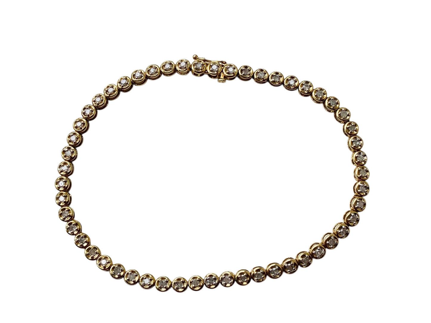 9ct Gold Diamond Bracelet