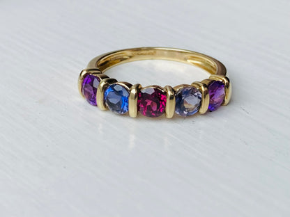 9ct Gold Amethyst Ring