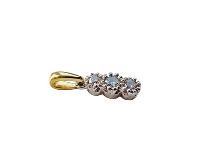 18ct Gold 0.26ct Diamond Pendant