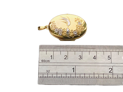 9ct Gold Locket Pendant