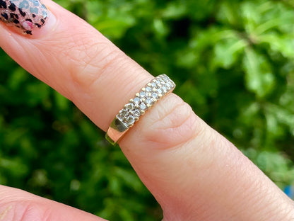 9ct Gold Diamond Ring