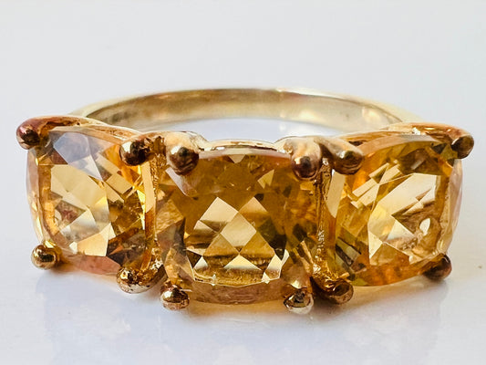 9ct Gold Citrine Ring