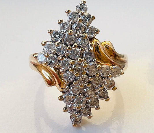 14ct Gold Diamond Ring