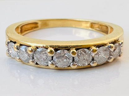 18ct Gold Seven-Stone 0.50ct Diamond Ring