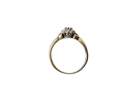 9ct Gold Ruby & Diamond Ring