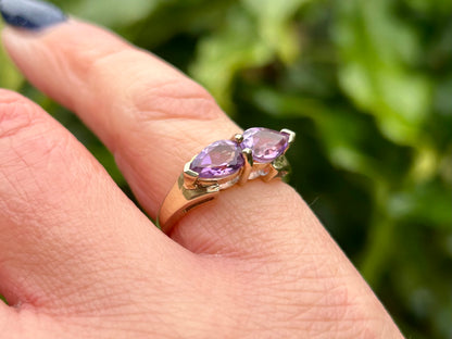 9ct Gold Amethyst Ring