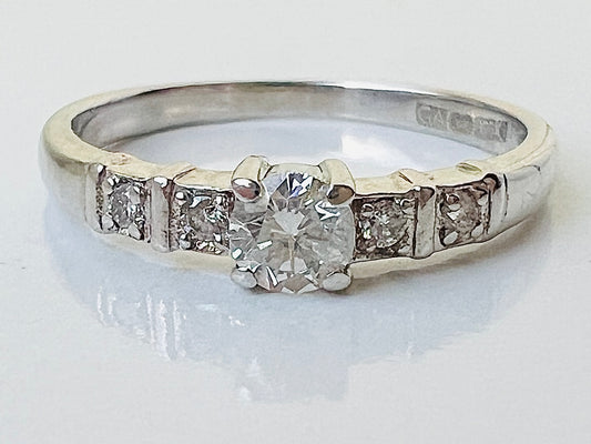 9ct Gold 0.25ct Diamond Ring