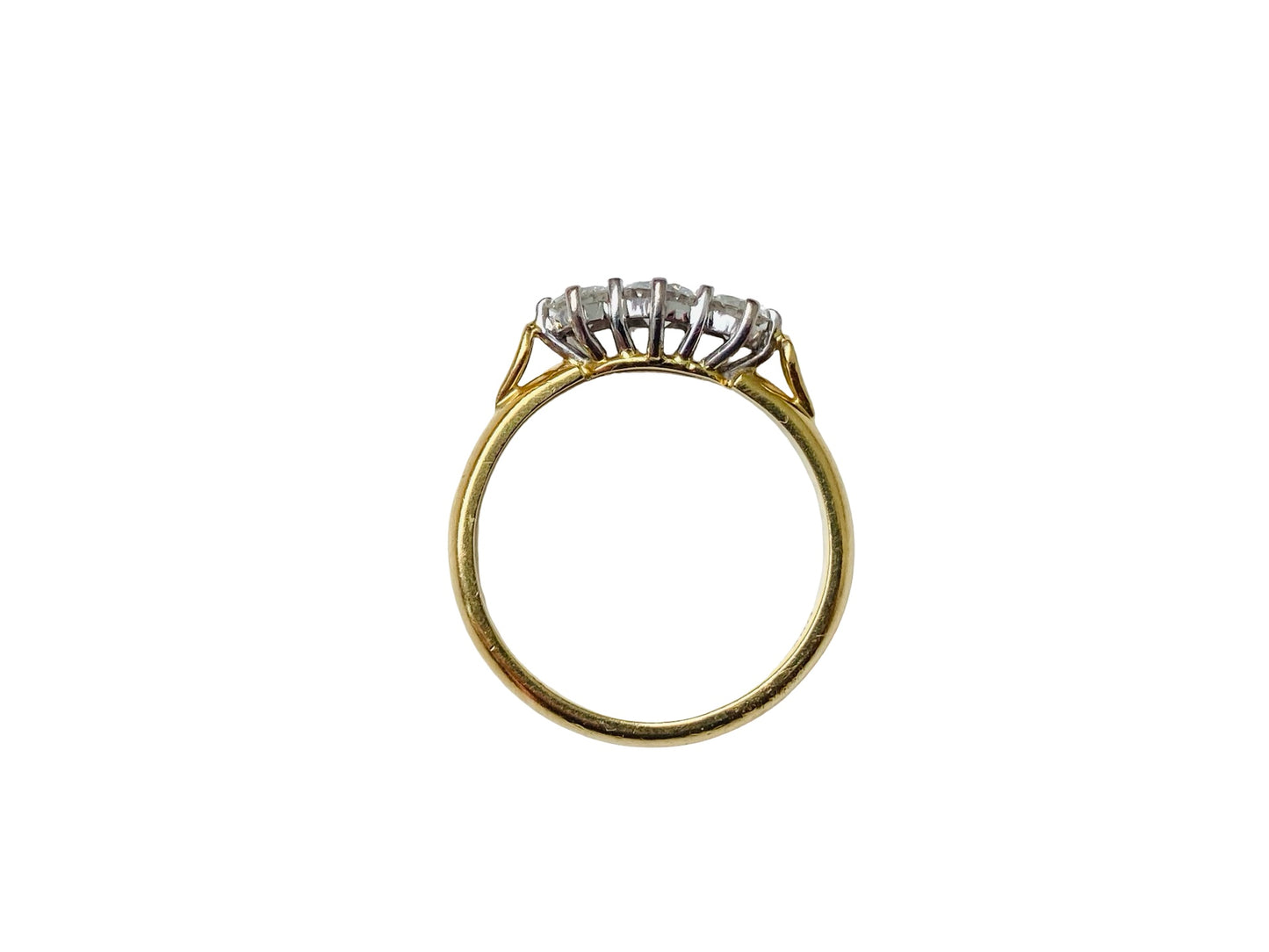 18ct Gold Three-Stone Diamond Ring
