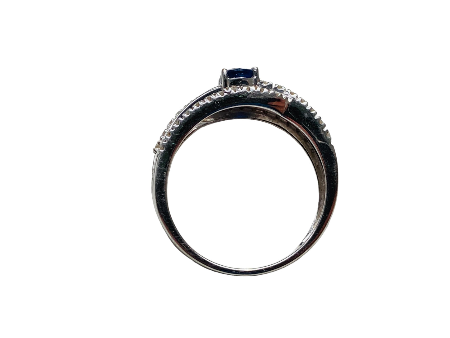 9ct Gold Sapphire & Diamond Ring