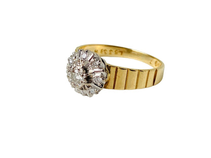 Vintage 18ct Gold Diamond Ring