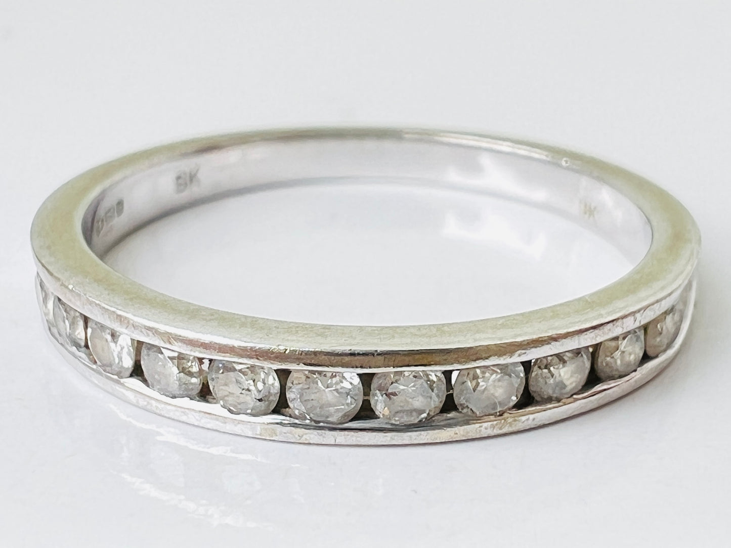 9ct Gold Eleven-Stone Diamond Ring