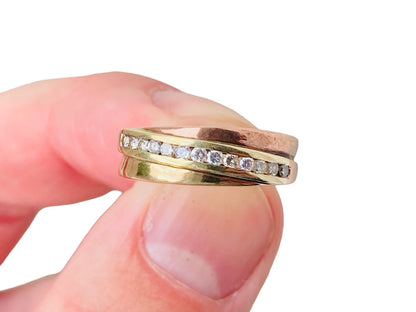 9ct Gold Diamond Ring