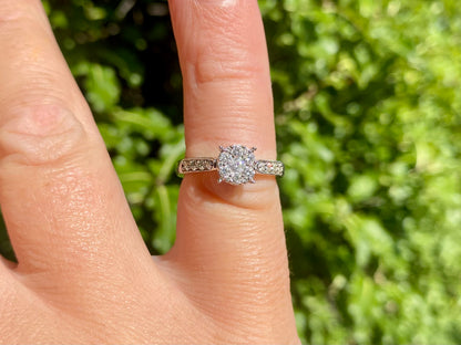 9ct Gold 0.38ct Diamond Ring