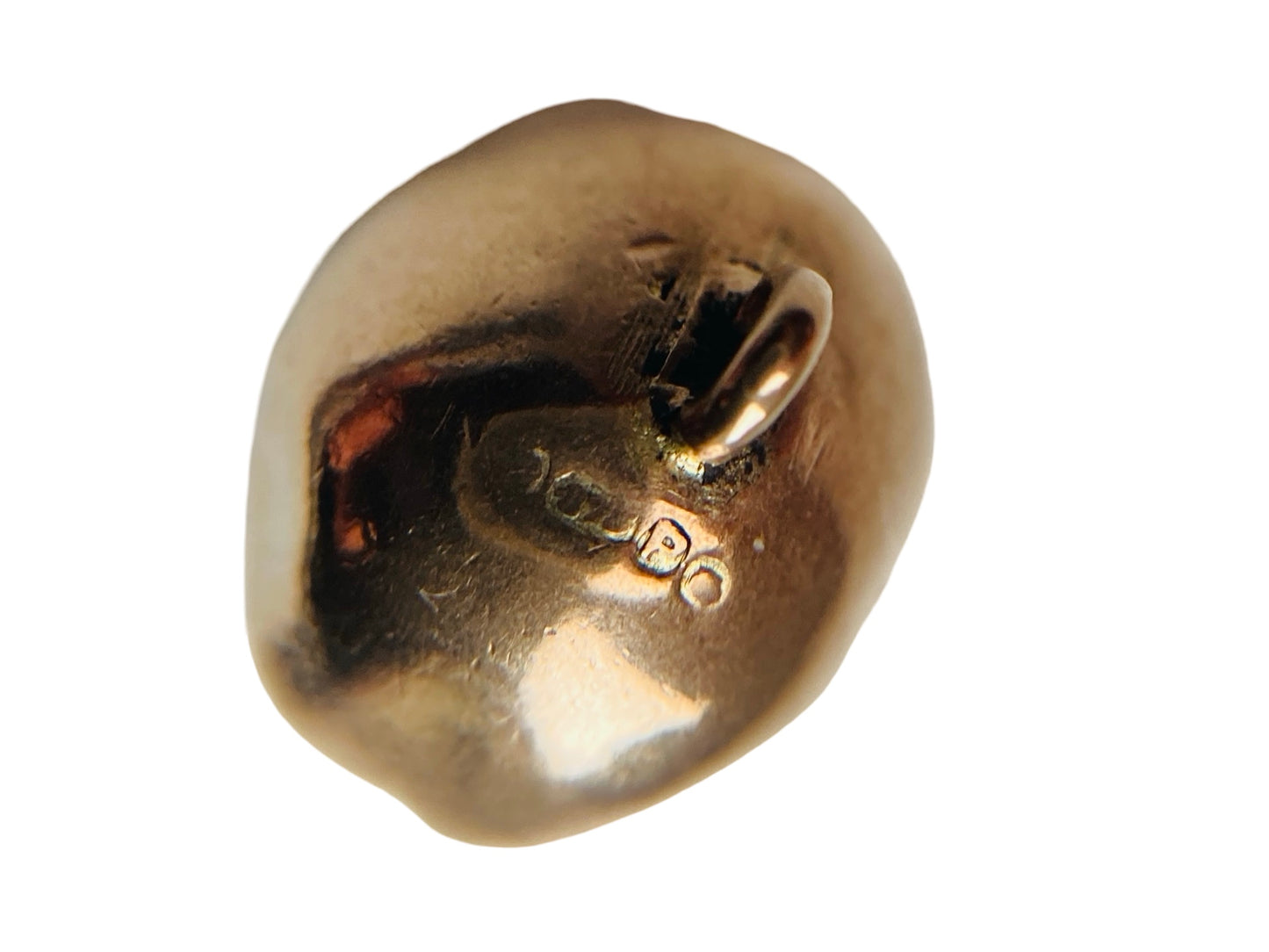 Vintage 9ct Gold Skull Charm or Pendant