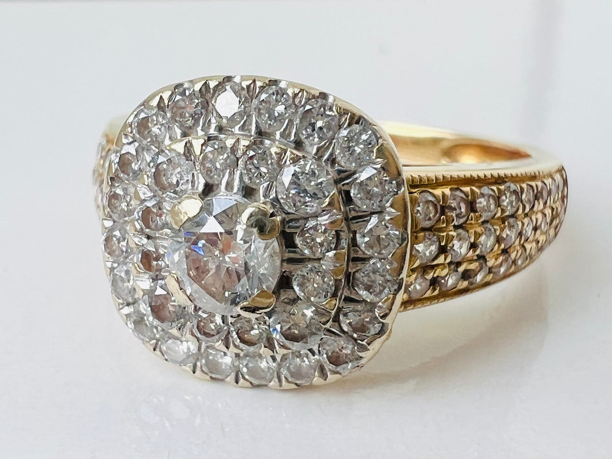 18ct Gold 0.84ct Diamond Ring