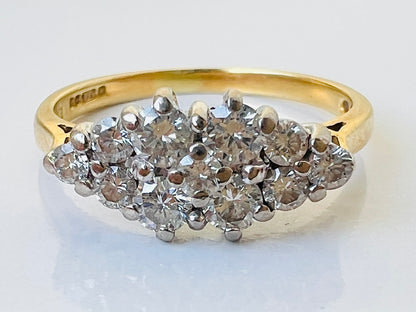 Vintage 18ct Gold Diamond Ring