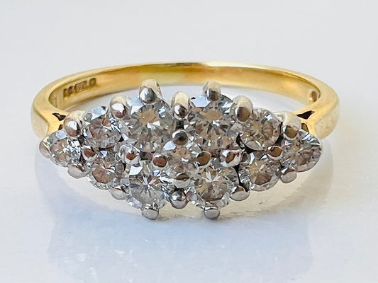 Vintage 18ct Gold Diamond Ring