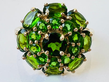 9ct Gold Diopside Ring
