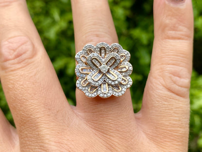 9ct Gold Diamond Ring