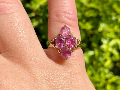 9ct Gold Pink Sapphire Ring