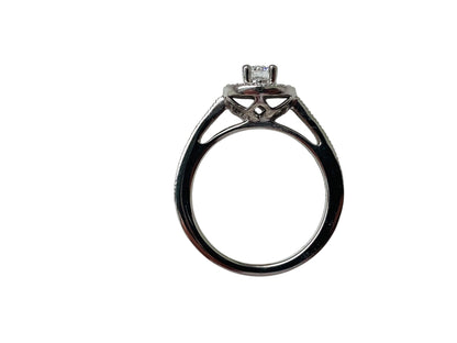 18ct Gold Diamond Halo Ring