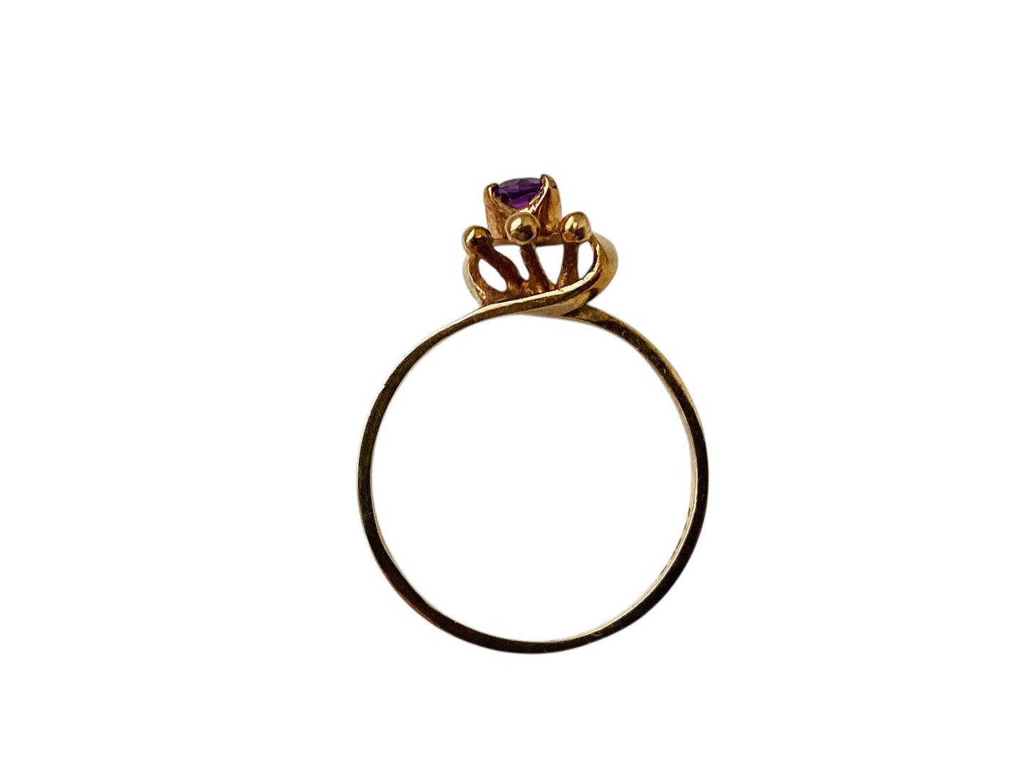 Vintage 9ct Gold Amethyst Ring