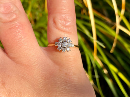 Vintage 18ct Gold Diamond Ring