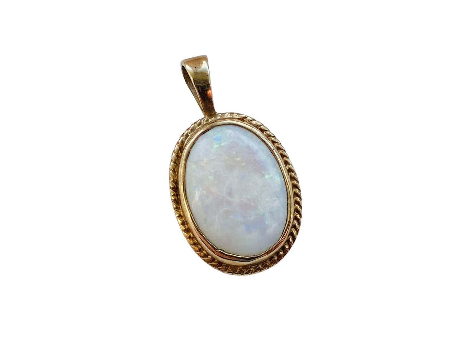 Vintage 9ct Gold Opal Pendant
