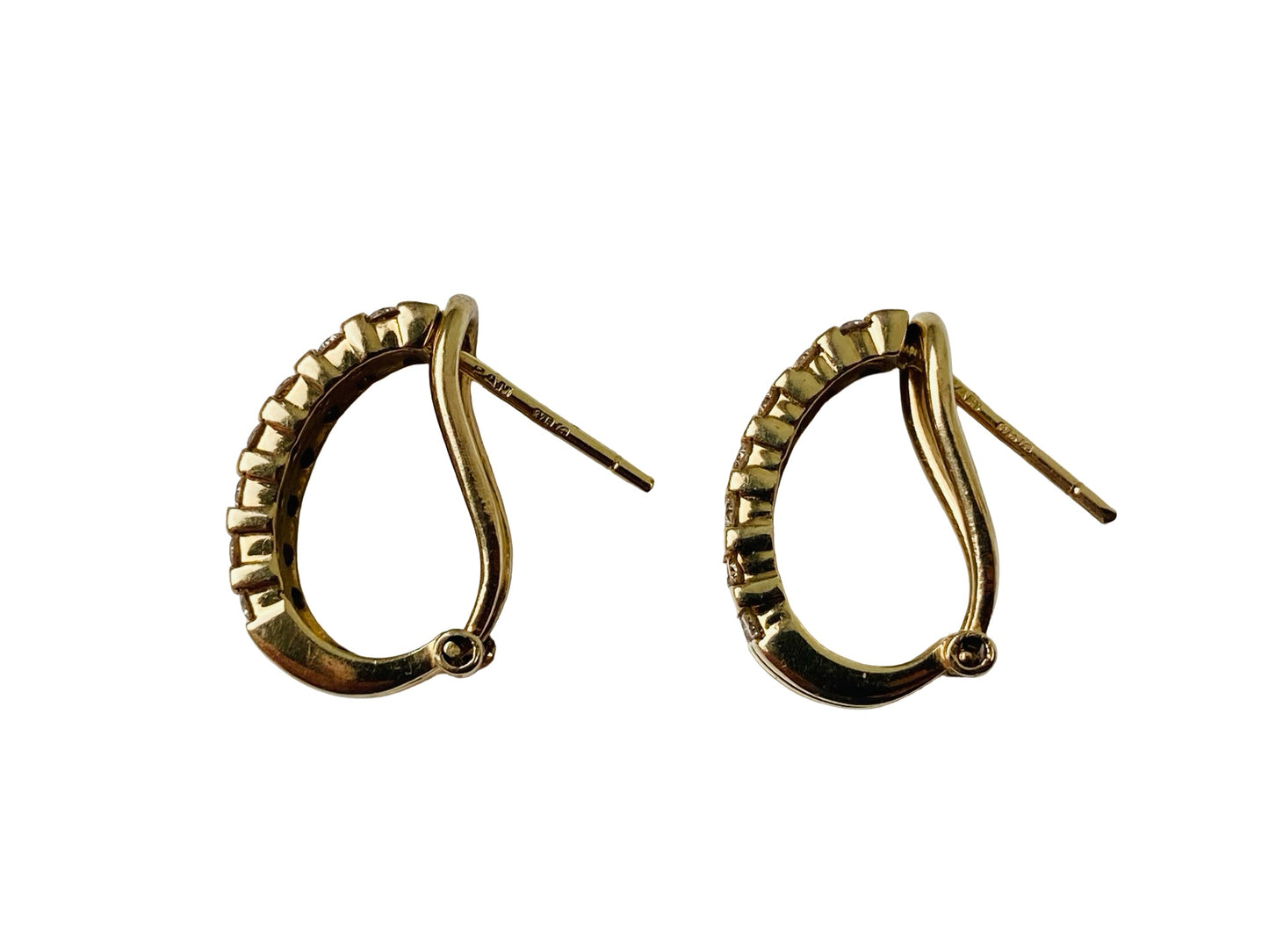 9ct Gold Diamond Earrings