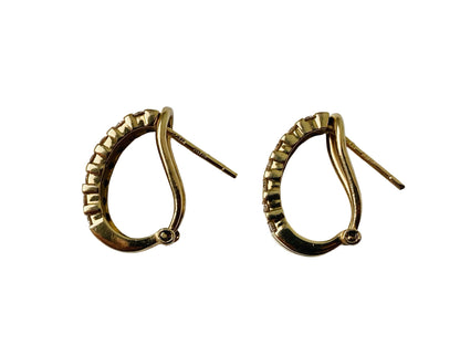 9ct Gold Diamond Earrings