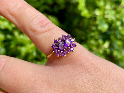 9ct Gold Amethyst Ring