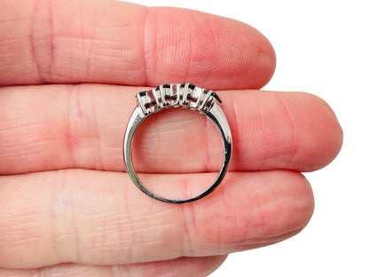 9ct Gold Sapphire & Diamond Ring