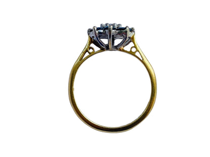 Vintage 18ct Gold Sapphire & Diamond Ring