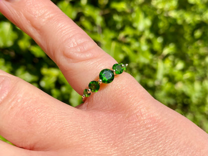 9ct Gold Diopside Ring