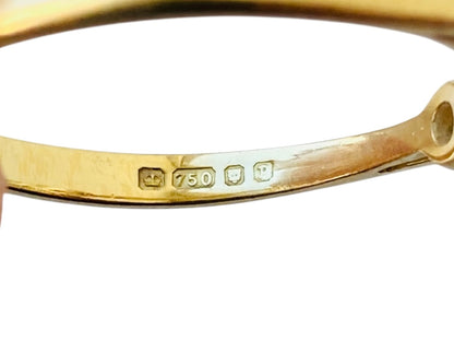 Vintage 18ct Gold Three-Stone Diamond Ring