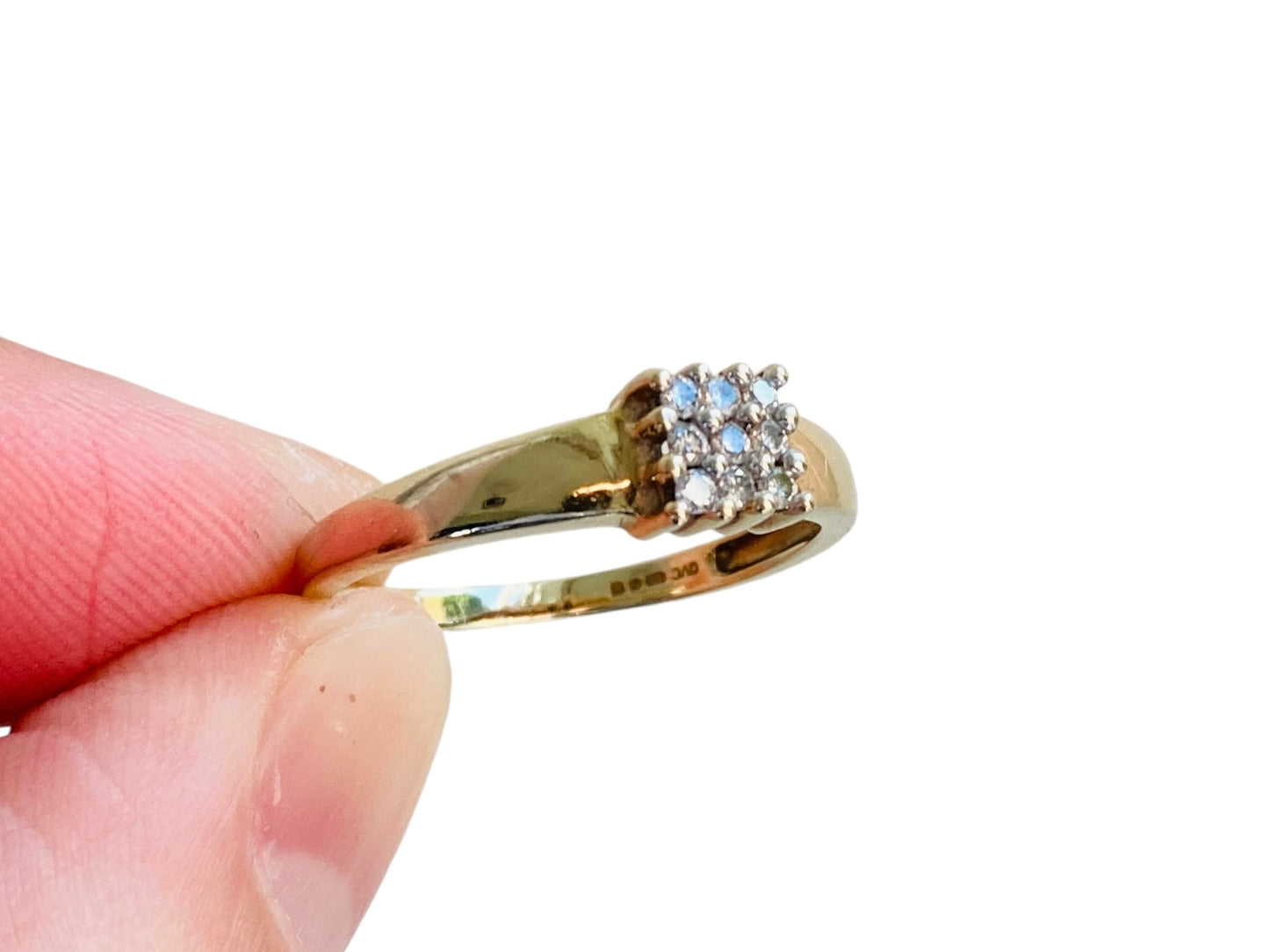 9ct Gold Diamond Ring