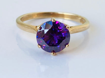 9ct Gold Amethyst Ring