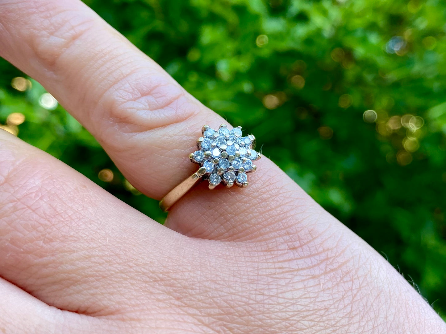 9ct Gold Diamond Ring