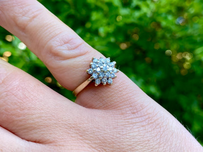 9ct Gold Diamond Ring