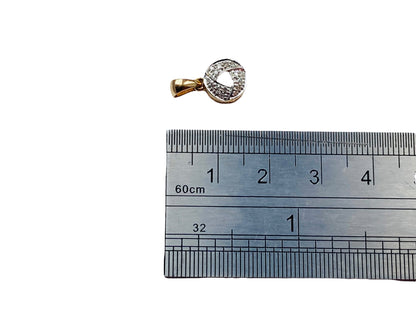 9ct Gold Diamond Pendant